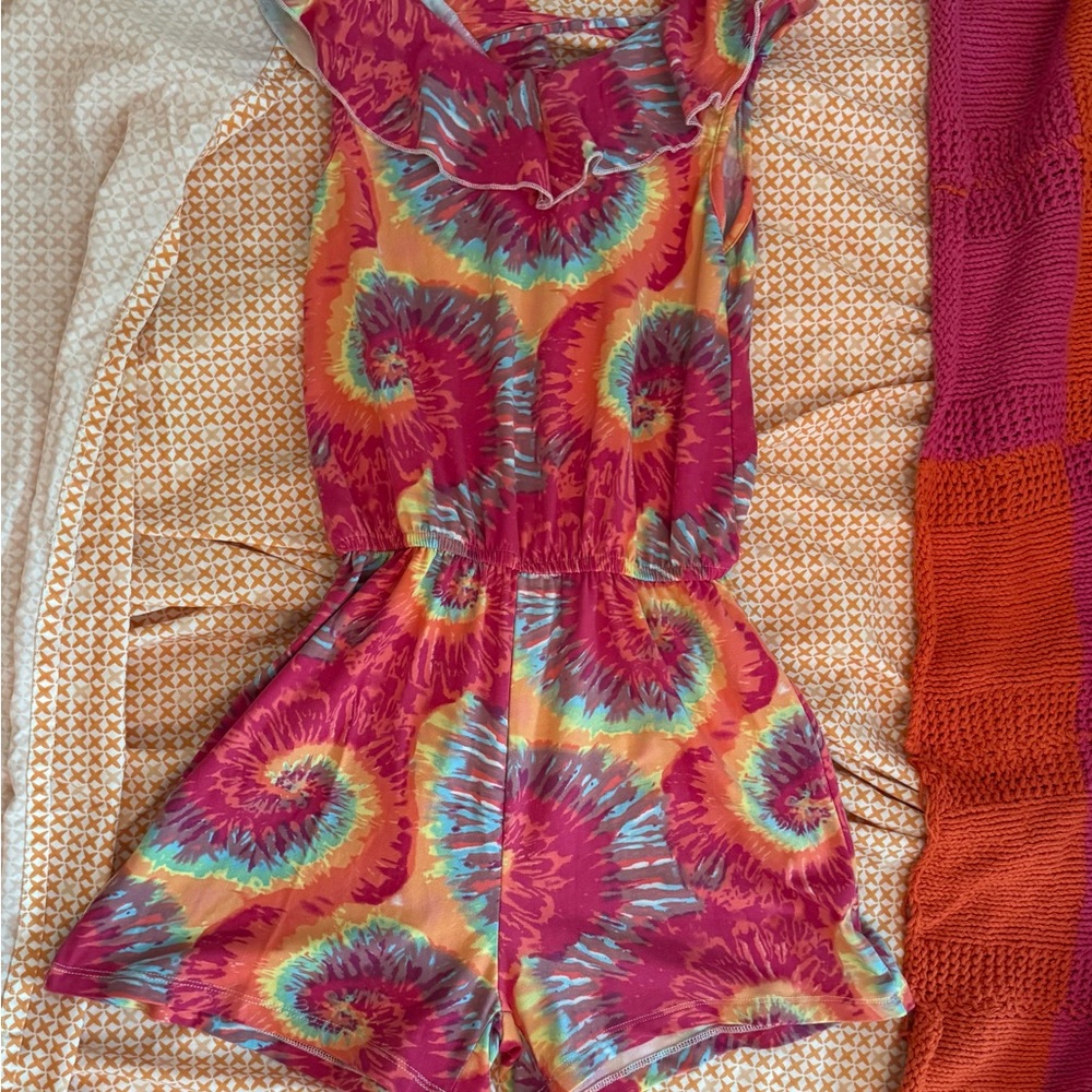Derek Heart Vibrant Swirl Kids Romper
